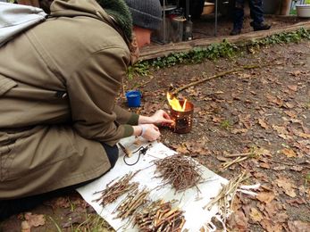 Feuerbohren mit dem Bogendrill - gute Vorbereitung