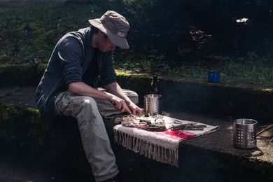 Feuer machen Kurs Tübingen Schwäbische Alb Süddeutschland