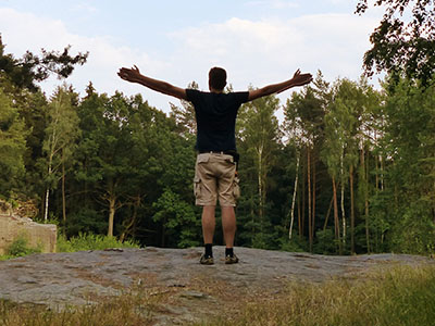 Kindergeburtstag - Geländespiele im Wald